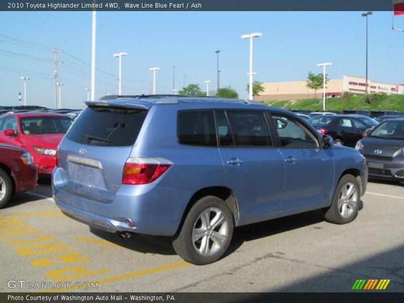 Wave Line Blue Pearl / Ash 2010 Toyota Highlander Limited 4WD