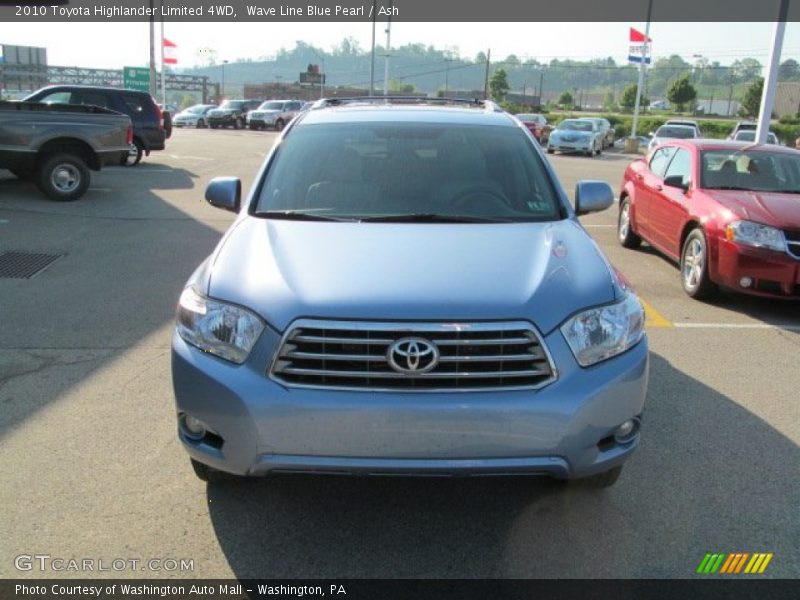 Wave Line Blue Pearl / Ash 2010 Toyota Highlander Limited 4WD