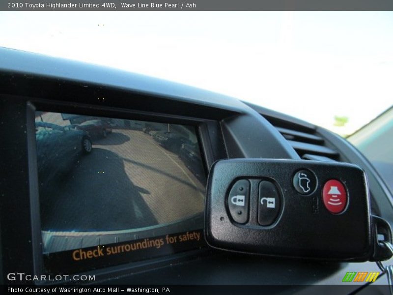 Wave Line Blue Pearl / Ash 2010 Toyota Highlander Limited 4WD