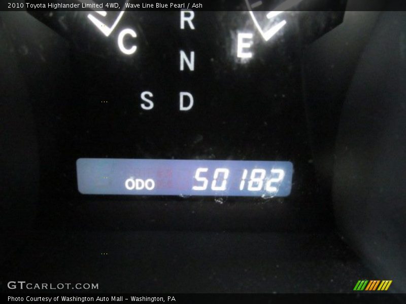 Wave Line Blue Pearl / Ash 2010 Toyota Highlander Limited 4WD