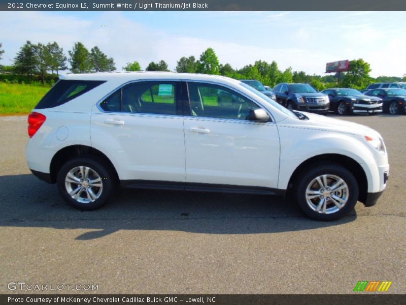 Summit White / Light Titanium/Jet Black 2012 Chevrolet Equinox LS