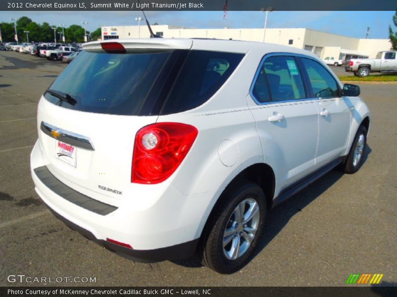 Summit White / Light Titanium/Jet Black 2012 Chevrolet Equinox LS