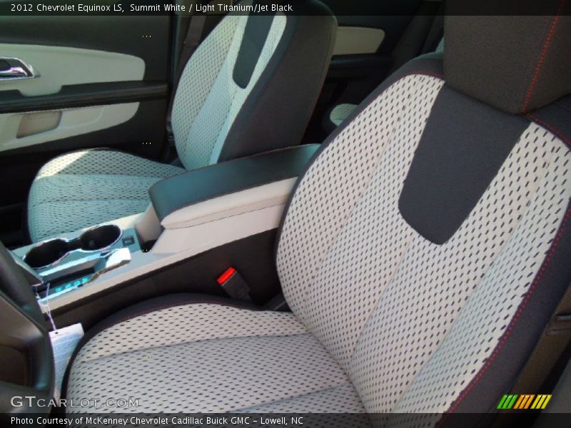 Summit White / Light Titanium/Jet Black 2012 Chevrolet Equinox LS