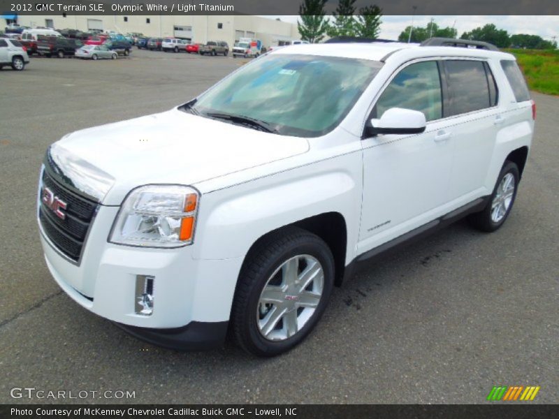 Olympic White / Light Titanium 2012 GMC Terrain SLE