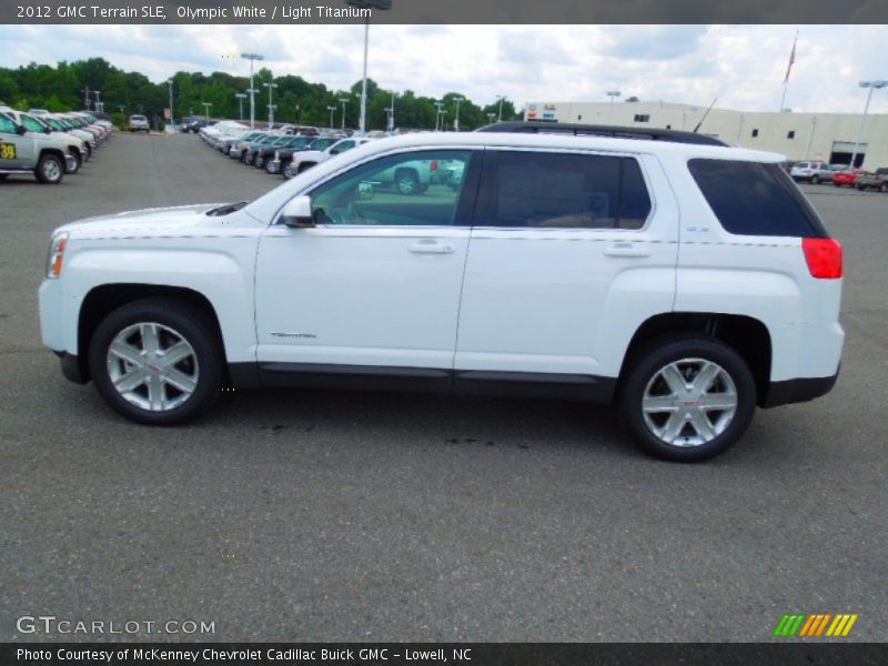Olympic White / Light Titanium 2012 GMC Terrain SLE