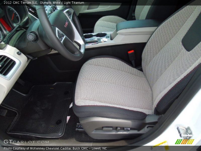 Olympic White / Light Titanium 2012 GMC Terrain SLE
