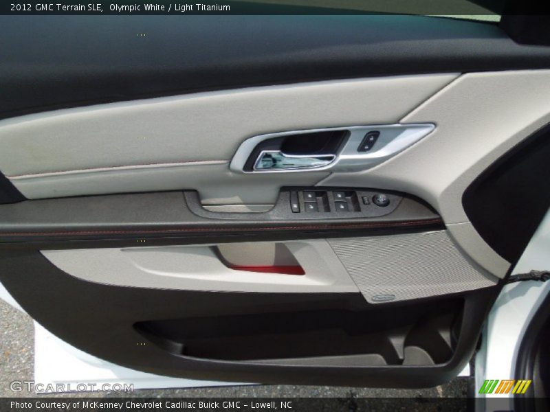 Olympic White / Light Titanium 2012 GMC Terrain SLE