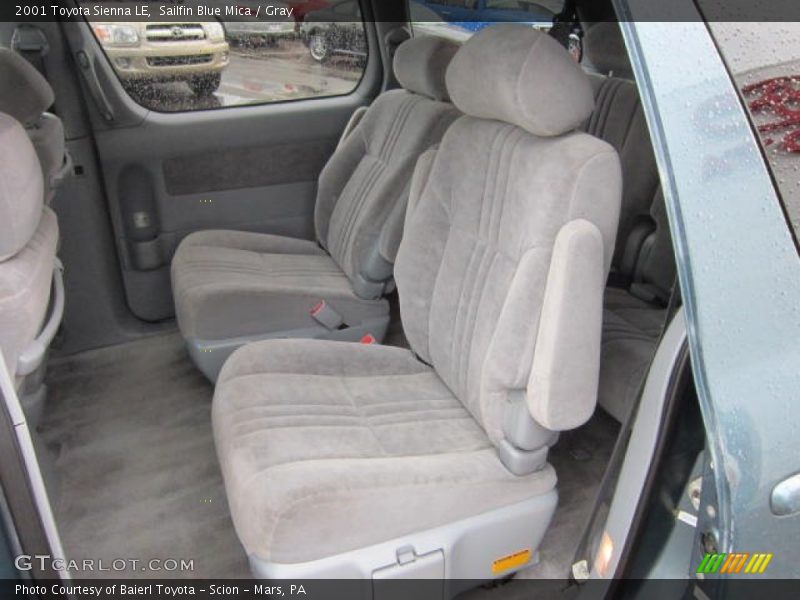 Sailfin Blue Mica / Gray 2001 Toyota Sienna LE