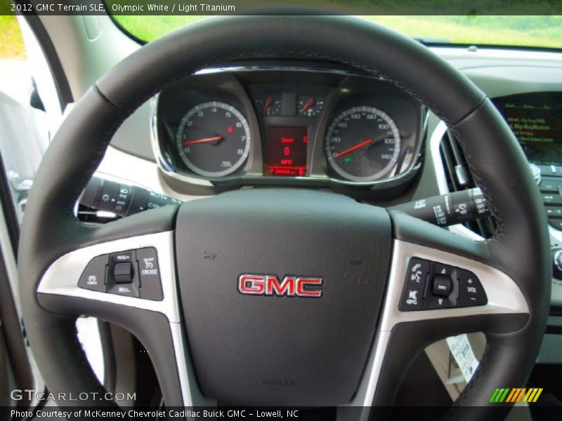 Olympic White / Light Titanium 2012 GMC Terrain SLE