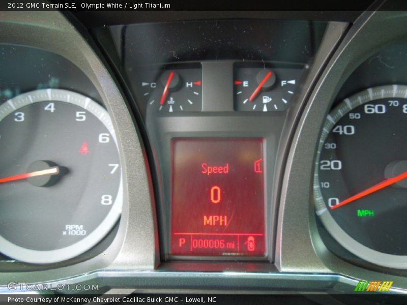 Olympic White / Light Titanium 2012 GMC Terrain SLE