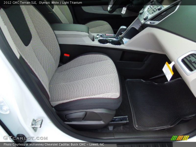 Olympic White / Light Titanium 2012 GMC Terrain SLE