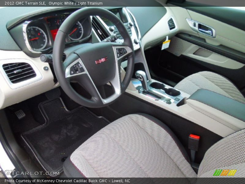 Olympic White / Light Titanium 2012 GMC Terrain SLE