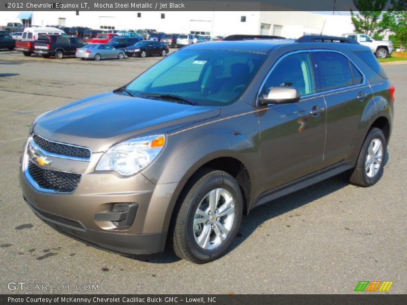 Mocha Steel Metallic / Jet Black 2012 Chevrolet Equinox LT