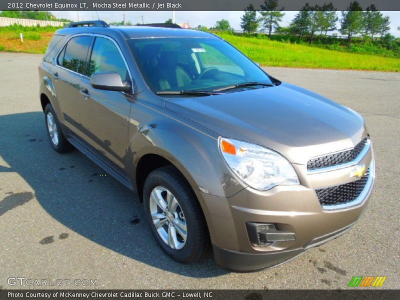 Mocha Steel Metallic / Jet Black 2012 Chevrolet Equinox LT