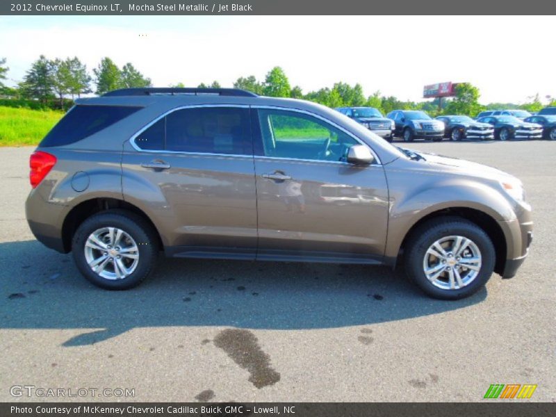 Mocha Steel Metallic / Jet Black 2012 Chevrolet Equinox LT