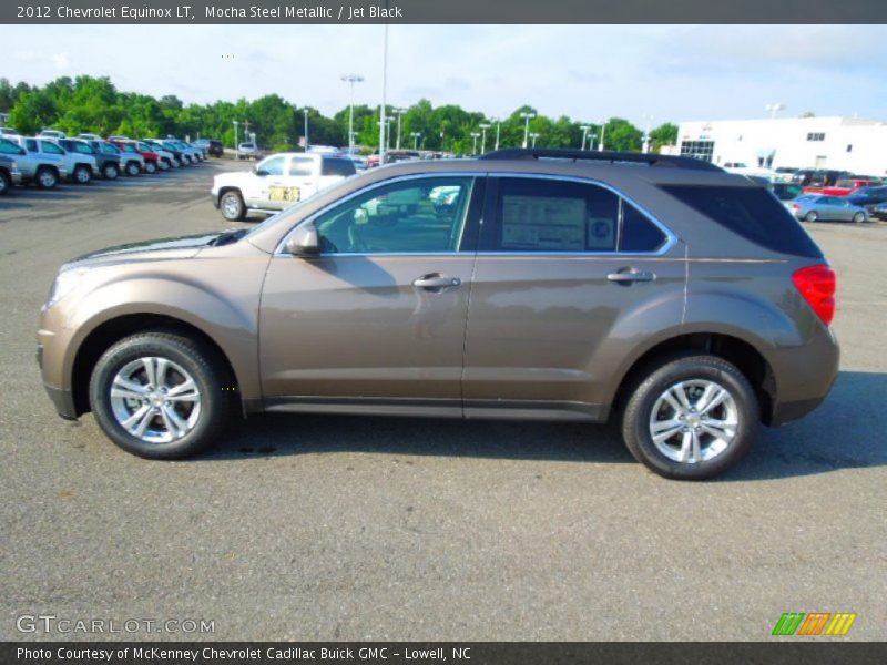 Mocha Steel Metallic / Jet Black 2012 Chevrolet Equinox LT
