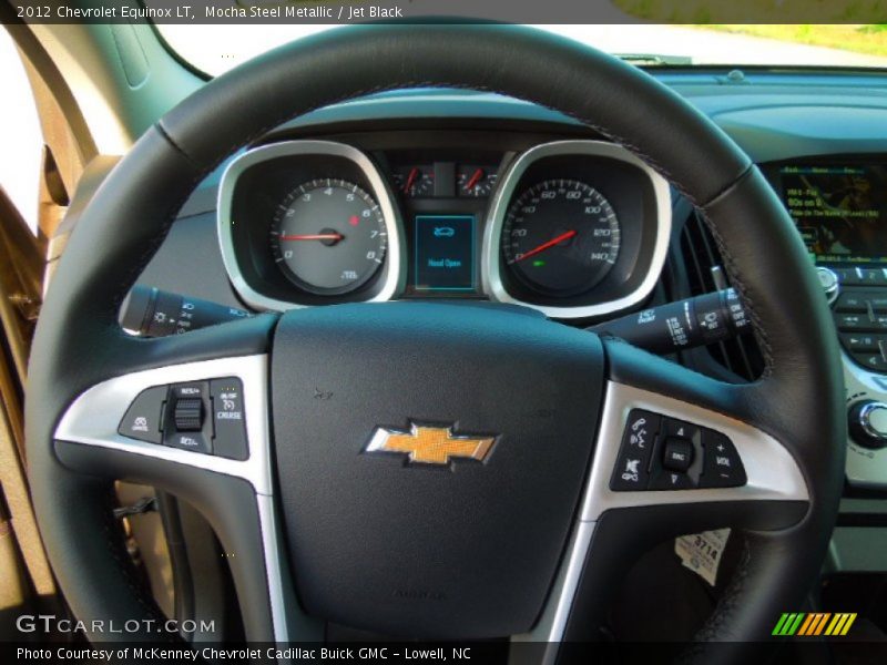 Mocha Steel Metallic / Jet Black 2012 Chevrolet Equinox LT