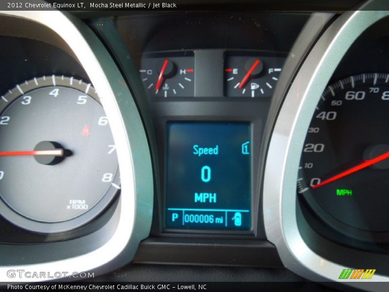 Mocha Steel Metallic / Jet Black 2012 Chevrolet Equinox LT