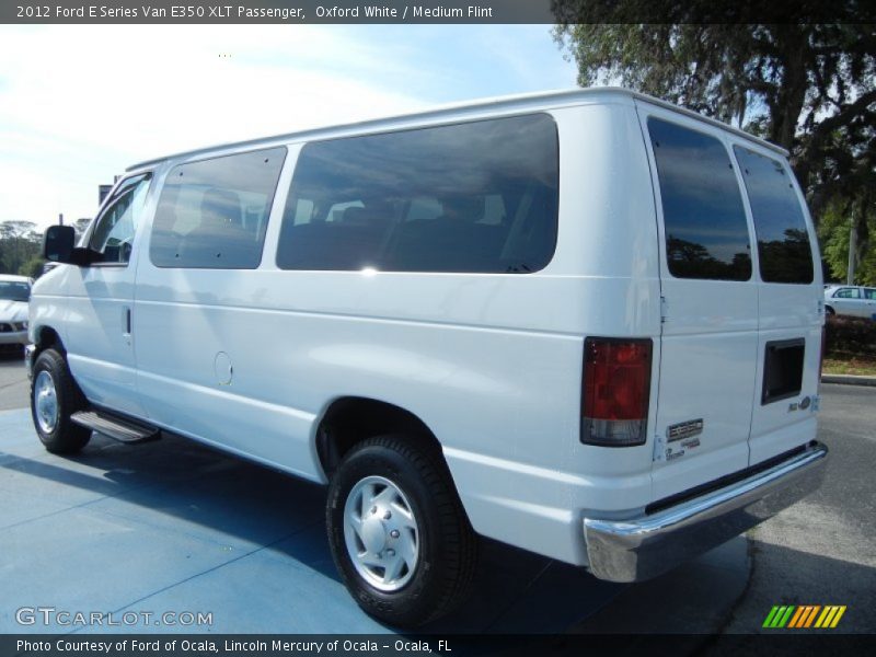Oxford White / Medium Flint 2012 Ford E Series Van E350 XLT Passenger
