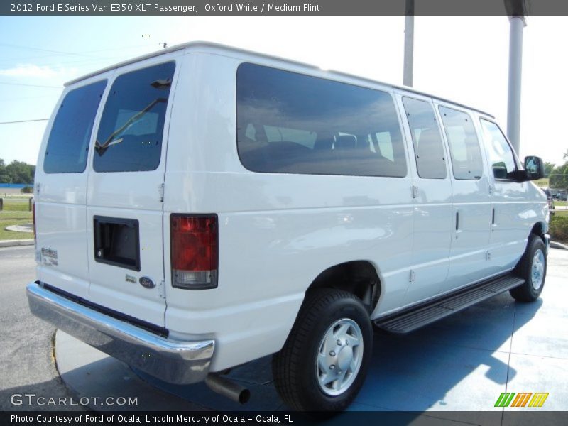 Oxford White / Medium Flint 2012 Ford E Series Van E350 XLT Passenger