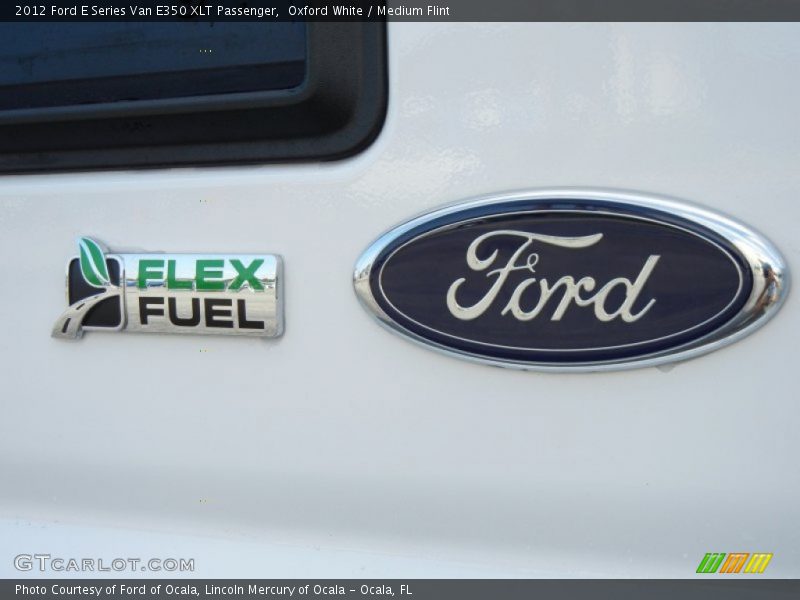 Oxford White / Medium Flint 2012 Ford E Series Van E350 XLT Passenger
