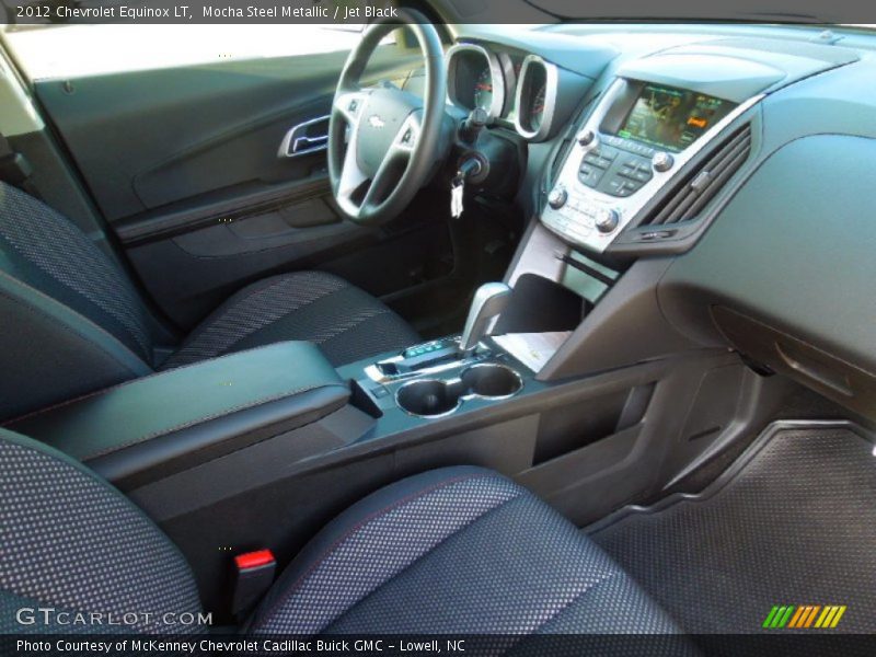 Mocha Steel Metallic / Jet Black 2012 Chevrolet Equinox LT