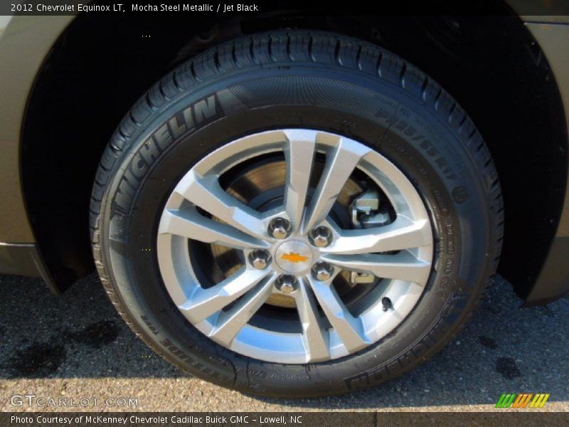 Mocha Steel Metallic / Jet Black 2012 Chevrolet Equinox LT