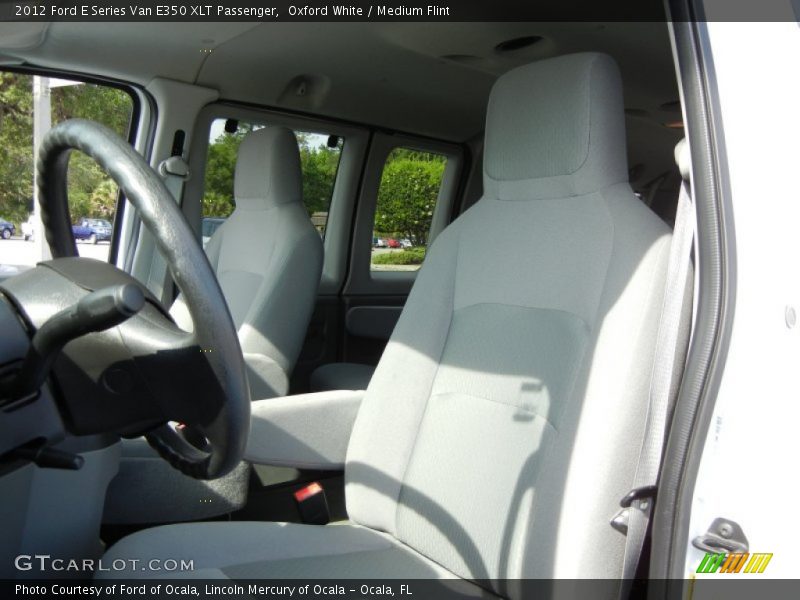 Oxford White / Medium Flint 2012 Ford E Series Van E350 XLT Passenger