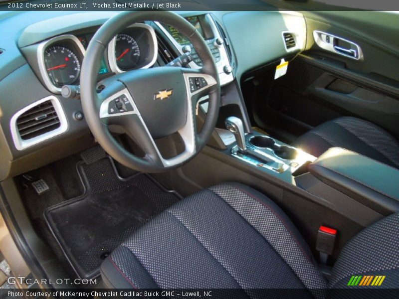 Mocha Steel Metallic / Jet Black 2012 Chevrolet Equinox LT