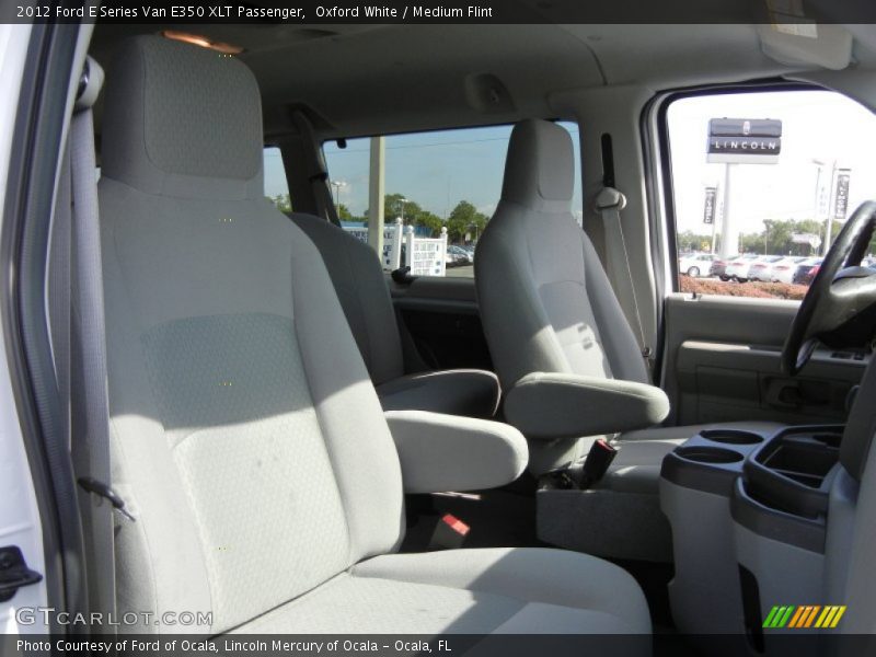 Oxford White / Medium Flint 2012 Ford E Series Van E350 XLT Passenger