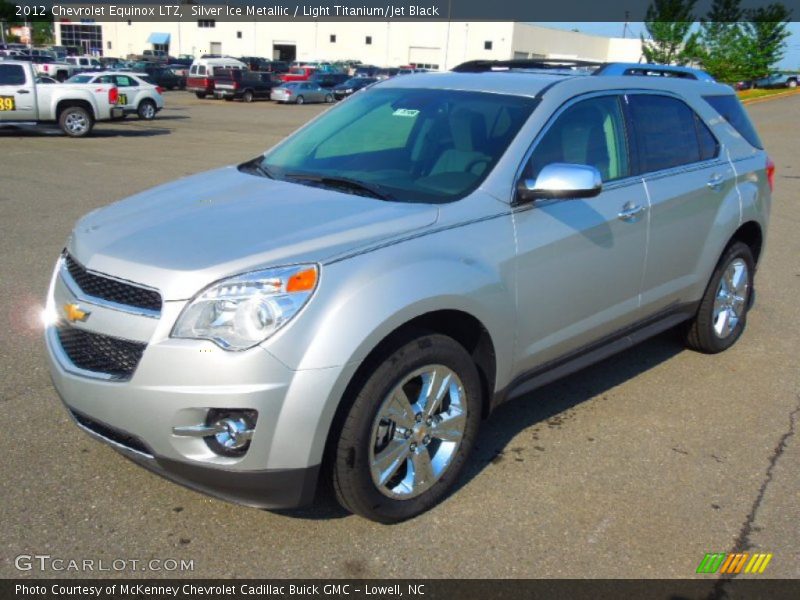 Silver Ice Metallic / Light Titanium/Jet Black 2012 Chevrolet Equinox LTZ