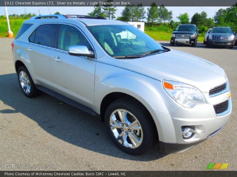 Silver Ice Metallic / Light Titanium/Jet Black 2012 Chevrolet Equinox LTZ