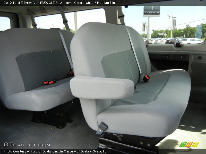 Oxford White / Medium Flint 2012 Ford E Series Van E350 XLT Passenger
