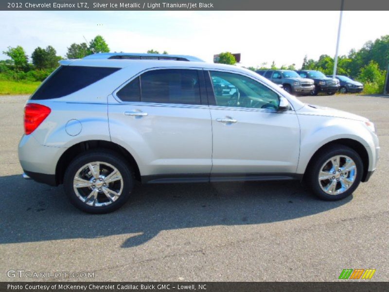 Silver Ice Metallic / Light Titanium/Jet Black 2012 Chevrolet Equinox LTZ