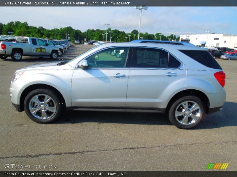 Silver Ice Metallic / Light Titanium/Jet Black 2012 Chevrolet Equinox LTZ