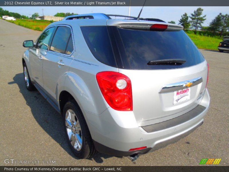 Silver Ice Metallic / Light Titanium/Jet Black 2012 Chevrolet Equinox LTZ