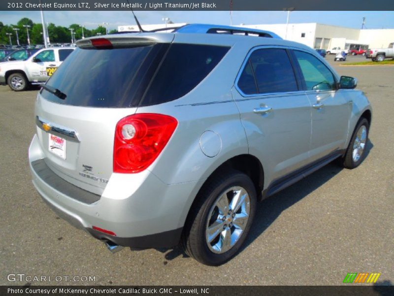 Silver Ice Metallic / Light Titanium/Jet Black 2012 Chevrolet Equinox LTZ