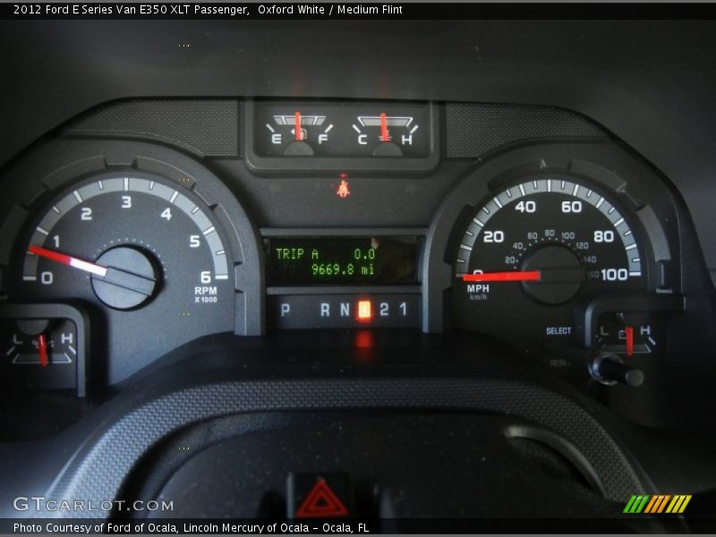 Oxford White / Medium Flint 2012 Ford E Series Van E350 XLT Passenger