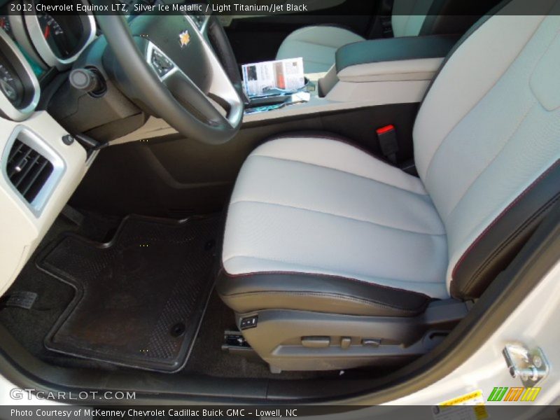 Silver Ice Metallic / Light Titanium/Jet Black 2012 Chevrolet Equinox LTZ
