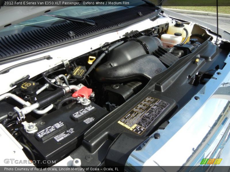 Oxford White / Medium Flint 2012 Ford E Series Van E350 XLT Passenger