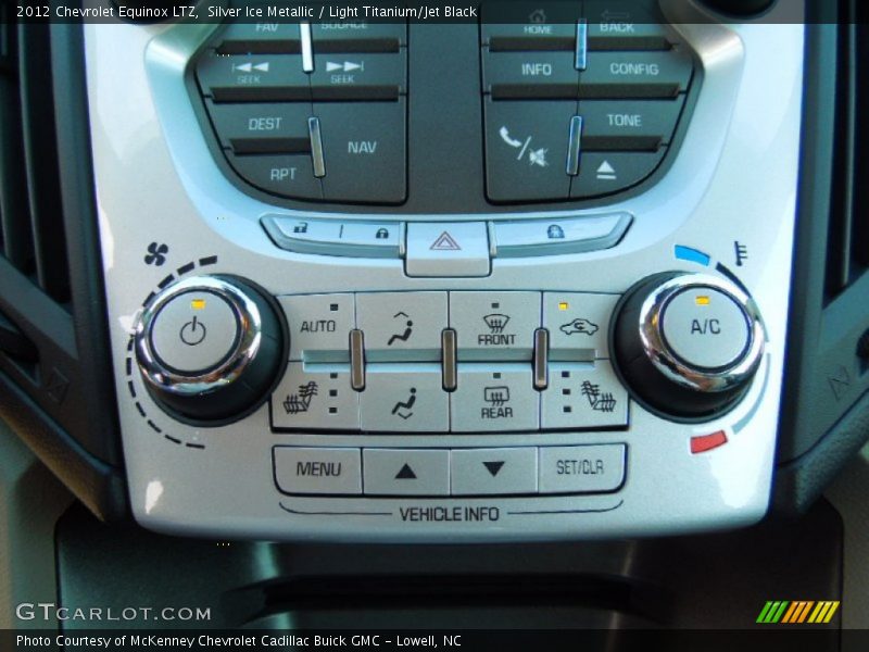 Silver Ice Metallic / Light Titanium/Jet Black 2012 Chevrolet Equinox LTZ