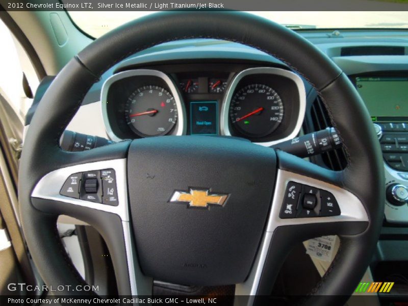Silver Ice Metallic / Light Titanium/Jet Black 2012 Chevrolet Equinox LTZ