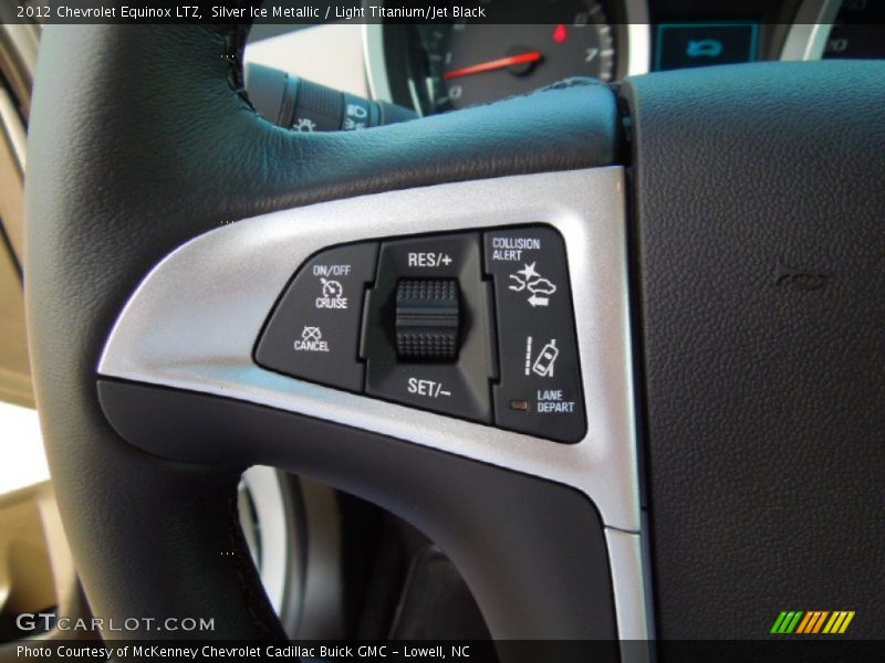 Silver Ice Metallic / Light Titanium/Jet Black 2012 Chevrolet Equinox LTZ