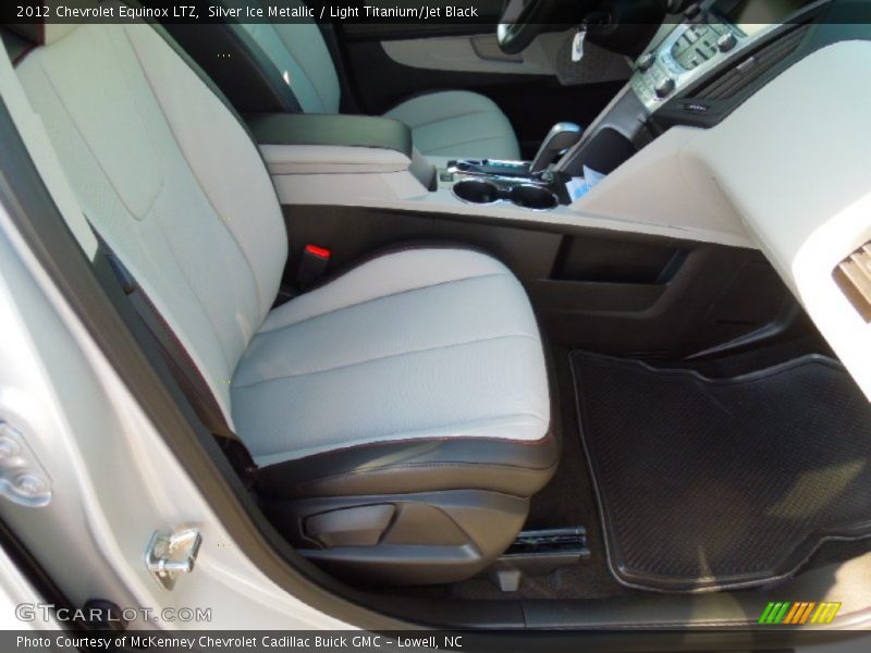 Silver Ice Metallic / Light Titanium/Jet Black 2012 Chevrolet Equinox LTZ