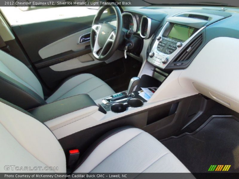 Silver Ice Metallic / Light Titanium/Jet Black 2012 Chevrolet Equinox LTZ
