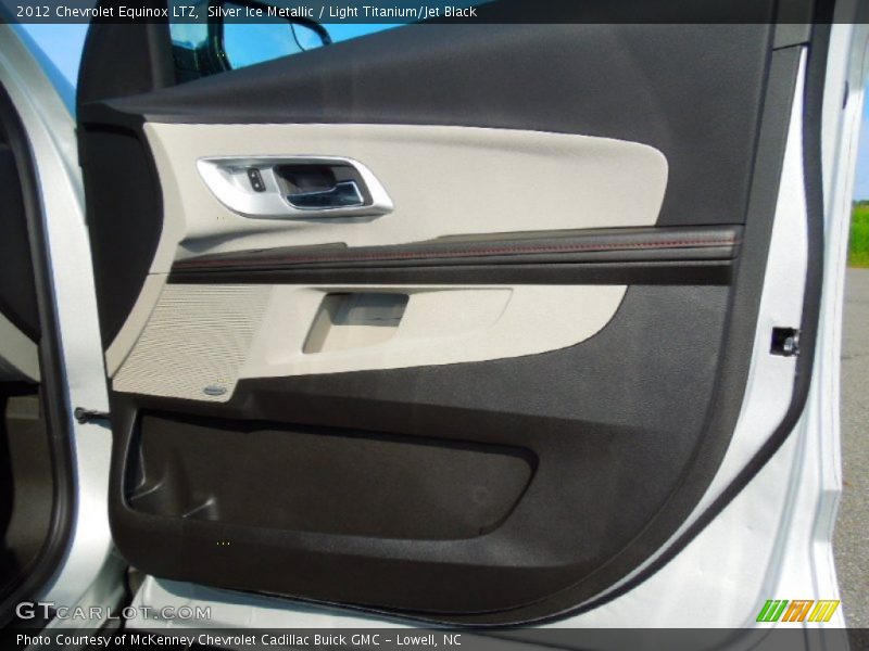 Silver Ice Metallic / Light Titanium/Jet Black 2012 Chevrolet Equinox LTZ