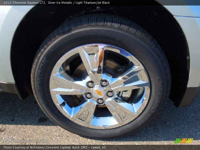 Silver Ice Metallic / Light Titanium/Jet Black 2012 Chevrolet Equinox LTZ