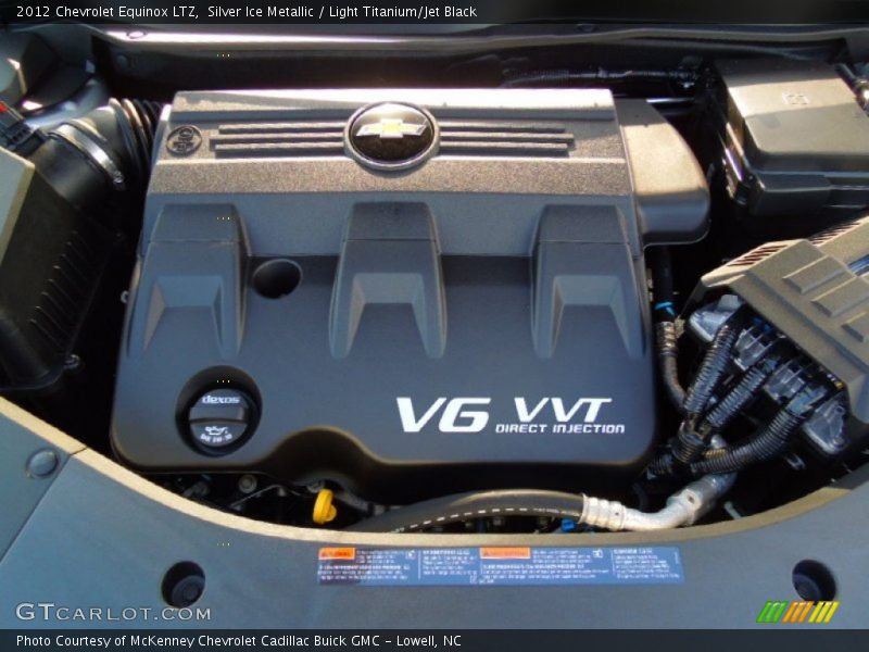 Silver Ice Metallic / Light Titanium/Jet Black 2012 Chevrolet Equinox LTZ