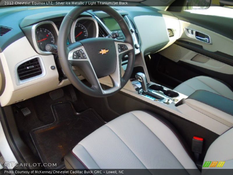 Silver Ice Metallic / Light Titanium/Jet Black 2012 Chevrolet Equinox LTZ