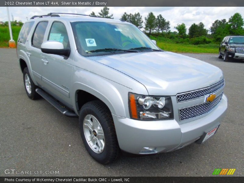 Silver Ice Metallic / Ebony 2012 Chevrolet Tahoe LT 4x4